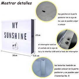 Luz de letras luminos as MITEGELO, un letrero luminoso led para room decor de bricolaje, adecuado como regalo para novias, colegas y miembros de la familia.