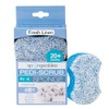 Spongables Pedi Scrub Foot Exfoliating 20+ Wash Sponge, Fresh Linen,