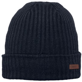 Barts Men's Wilbert Turnup Beanie Hat, Navy, UNI