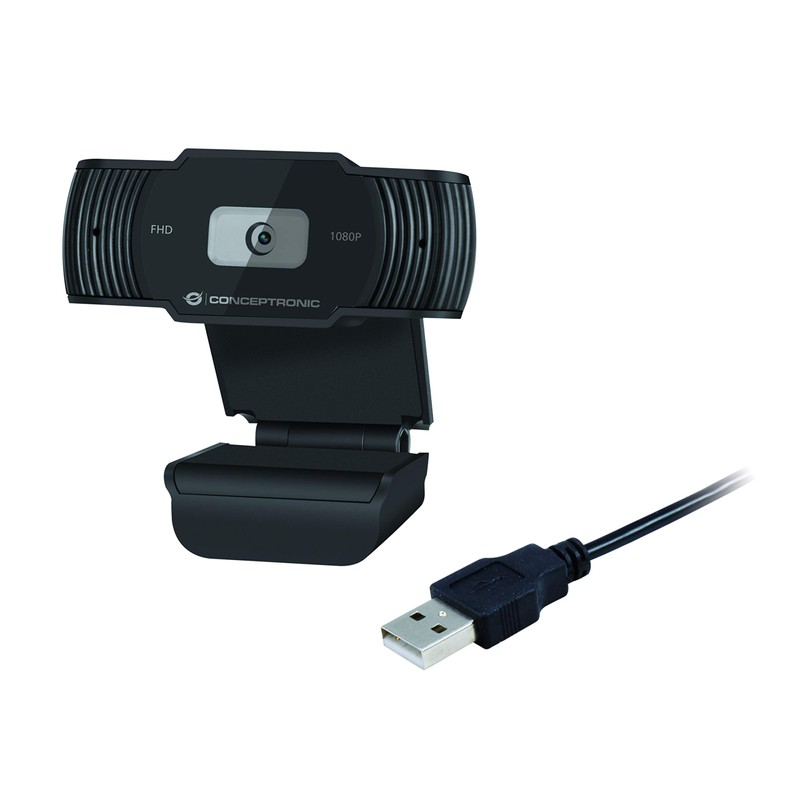 CONCEPTRONIC AMDIS04B Webcam AMDIS 1080P Full HD Webcam + Microphone