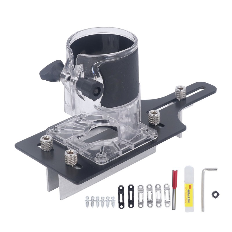 Wood Router Base Accurate Positioning 2 in 1 Compact Router