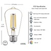 12 Pack LED Edison Bulbs 40W Equivalent,4 Watt Filament 4000K