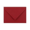 50 envelopes in dark red with gold lining, DIN C7