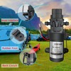 DC 12V Diaphragm Pump, Self-Priming Sprayer Pump, 1.2 GPM 87