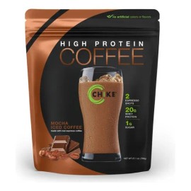 Chike Café Helado Alta Proteína. Sabor Mocha En Polvo 768gr                                                                                           