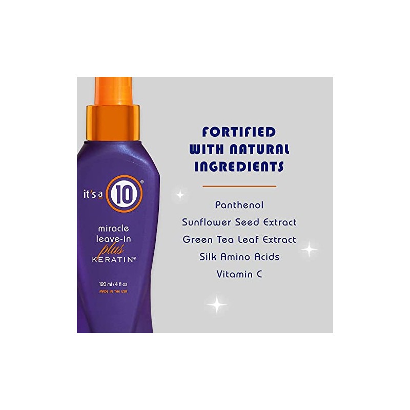 It's A 10 Haircare Miracle Leave-in Plus Keratin, 2 Fl.