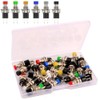 Gebildet 24 pieces 7 mm mini momentary push button, SPST
