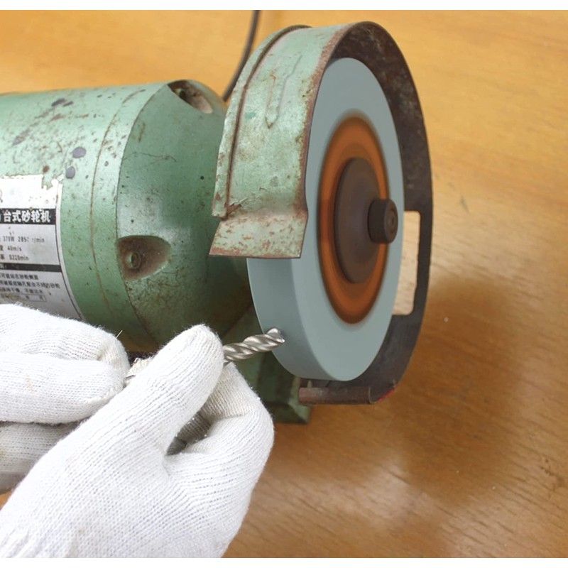 Utoolmart Bench Grinding Wheels Chrome Corundum 100 Grit for Surface