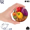 KADAX Screw Lids fi82mm Twist Off Lids Set Metal Replacement