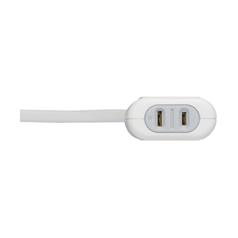 Buffalo BUFFALO BSTAPSG2320WH 2-Pin Power Strip 3-Outlet Lightning Surge Guard