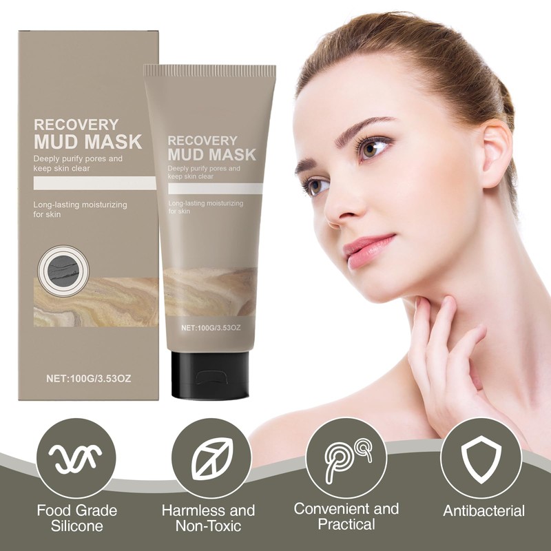 COWANIEE 100g Relief Recovery Mud Mask, Korean Mud Mask for