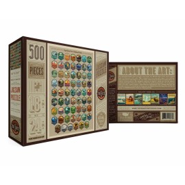 True South Puzzle Co., National Parks "Emblems" Puzzle, 500 Pieces