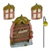 Relaxdays Porta delle Fate, Set, 2 Finestre Incantate 1 Fairy