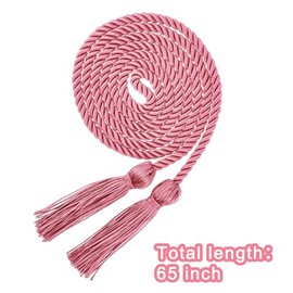 HOVEOX 8 Pieces Graduation Honor Cords Graduation Tassel Honor Cord Graduation Cords Bulk Honor Cords for Graduation Students (Red, Pink, Orange, Gold, Green, Blue, Light Blue, Gray)