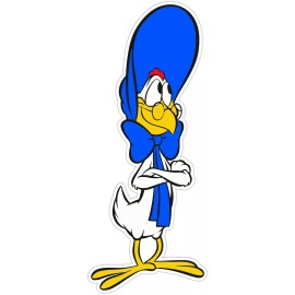 4kids Miss Prissy Cartoon Sticker Decal laptop wall car phone Looney Tunes - Small 5"