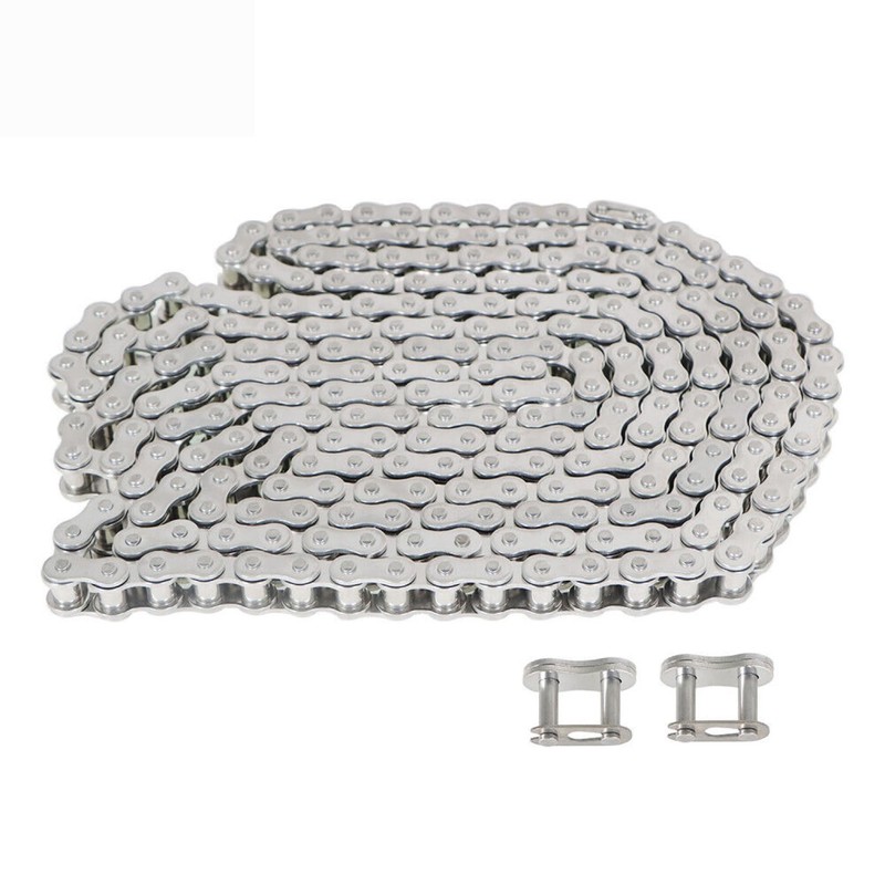 Gudwells ANSI #40SS 08A Stainless Steel Roller Chain 10 Feet,