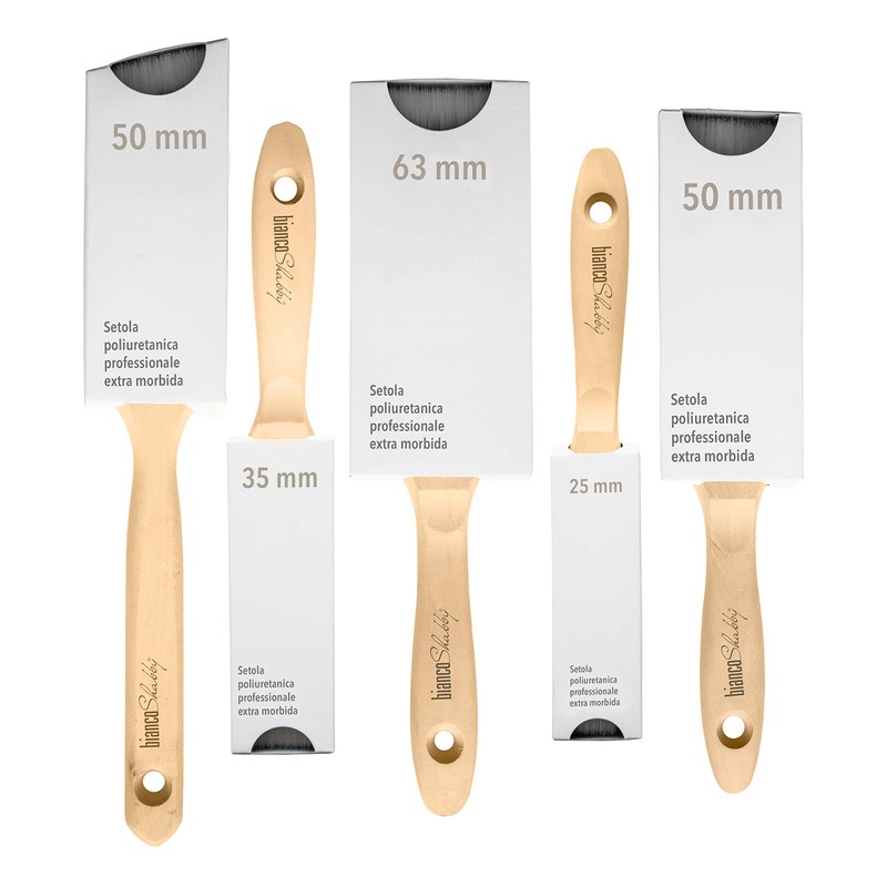 bianco Shabby® Set of 5 professional brushes for shabby chic