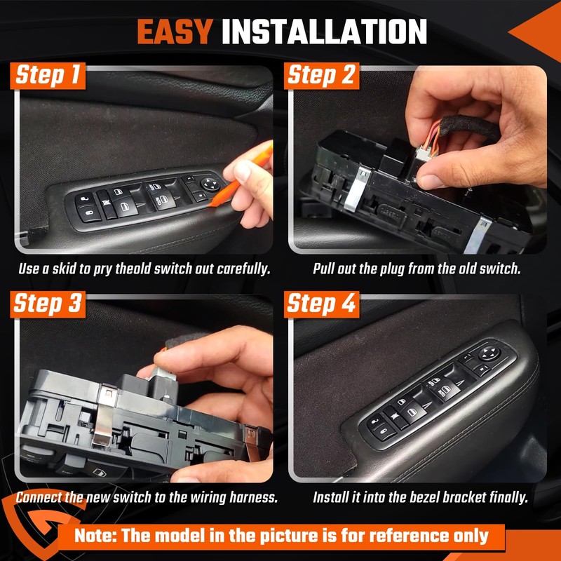 ACLONG Driver Side Power Master Window Switch & Passenger Side