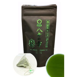 Haruyoshi Tea Garden Yabukita Green Tea Water-Steeped Green Tea 【 Supreme String-Attached Tea Bags "Yame no Shizuku" 5g×10P / Fukuoka Yame-grown Yabukita & Sae Midori Varieties 】 Deep Steamed Tea