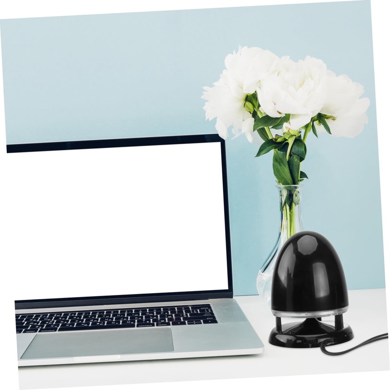 CAXUSD Portable Mini Speaker Led Light USB Powered Desktop for