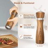2 Pack Acacia Wood Salt and Pepper Grinder Set –