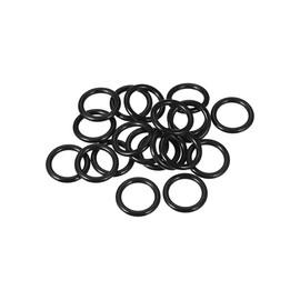 TA-VIGOR 20Pcs Nitrile Rubber O-Rings, 17mm OD 12mm ID 2.5mm Width Rubber Washers Spacer O-Rings Gasket kit, Metric Sealing Gasket for Hose, Faucet, Automotive, Plumbing
