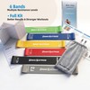 6-Level Resistance Loop Bands 15-55LBS for PT & Strength Training