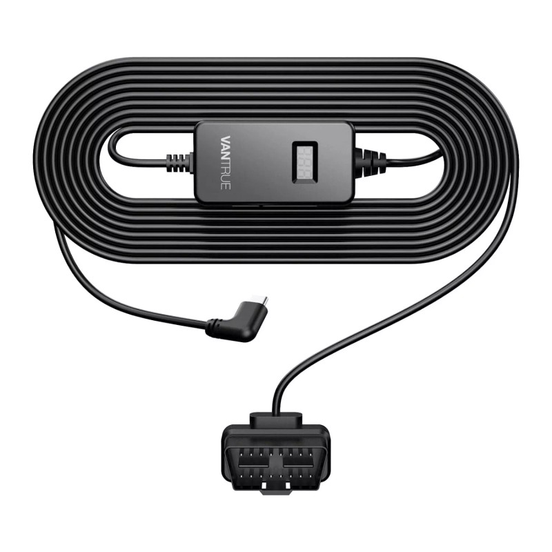 Vantrue OBD Hardwiring Cable for USB-C Dashcams with LCD Screen