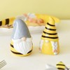 2 Pack Sunflower Ceramic Salt & Pepper Shakers Ceramic Gnomes