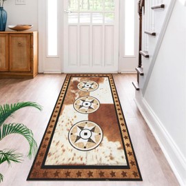 Tiger Stripe Hallway Washable Rugs 2x3ft Animal Print Running Rug for Bedroom Faux Fur Running Carpet, Animal Fur for Entry Door, Living Room, Bedroom Non-Slip Floor Mats Home Decoration