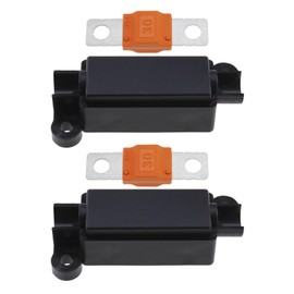 VGOL 2PCS Midi Fuse Holders & 2PCS 30Amp Midi Fuses for Cars Trucks Construction Vehicles Agricultural Machinery Buses Caravans