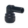 John Guest Speedfit Stem Elbow, 12mm Push-Fit Fitting, 90° Swivel