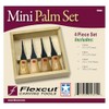 FLEXCUT Carving Tools, Mini Palm Gouges for Detailed Carving, Ash