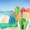 6 Pieces Beach Towel Clips Plastic Large Beach Towel Holders