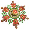 SAHAYA Rangoli for Decoration with T Light Holder Acrylic Small