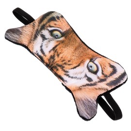 Gatuida Cartoon Eye Mask Multi Function Sleep Mask for Teens Adults Washable Lightproof Cover for Comfortable Sleep Creative Design Featuring Realistic Tiger Print