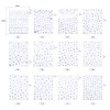 Chisafly Nail Seal, Snowflake, Set of 12, Silver, Nail Stickers,