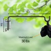 16"Swivel Plant Hanger - 360° Outdoor Hanging Brackets with 12-Directional