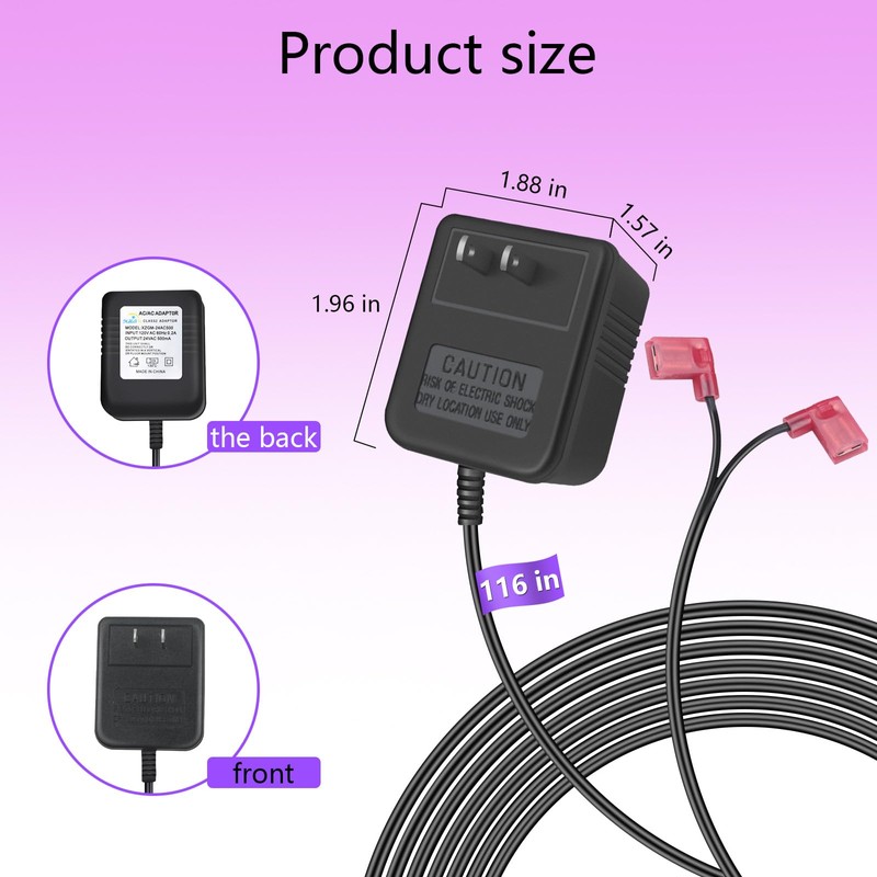 24V AC Power Adapter Transformer, Water Softener Power Supply for