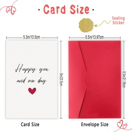 Happy Anniversary Card & Gifts for Women, Men, Husband, Wife, Him, Her, Boyfriend, Girlfriend, Special Anniversary Greeting Card to Husband Wife Couple, Wedding Anniversary Decorations for Him Her