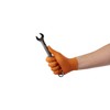 Venom Steel Orange Nitrile Gloves, 8 mil Thick, 100 Count,