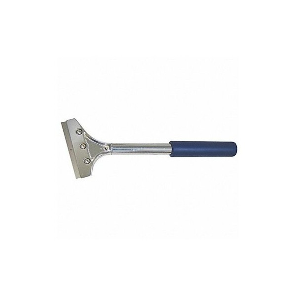 Wall Shaver, Sharp, 4in., Steel, Blue/Silver