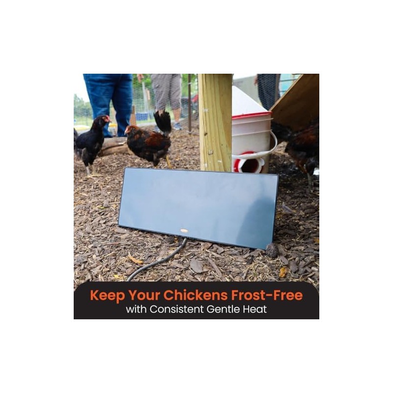Cozy Products Cozy Coop, Chicken Coop Heater, Flat-Panel Radiant Heater