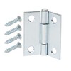 Everbilt 1-1/2 in. Zinc Plated Narrow Utility Hinges (2-Pack)
