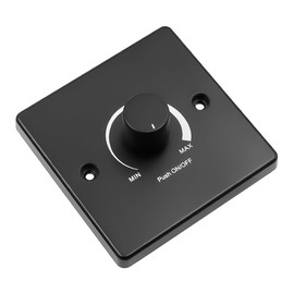 Tiardey LED Knob Switch 12v 24v LED Dimmer Switch 86 Type Panel for Caravans Campers Trailers Trucks and Boats