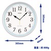 Casio IQ-481J-8JF Wall Clock, Radio, Silver, Diameter: 12.0 inches (30.5