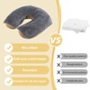 SINLAND Microfiber Reusable Face Cradle Covers, Grey, 5 Pack