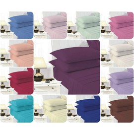 Baby Bedding Set 20 Colors Pillowcase + Duvet Cover 2 PC to FIT Baby COT 120 cm x 90 cm (Teal)