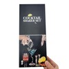 6Pcs Bartender Kit Stainless Steel Cocktail Shaker Mixing Stick Bar