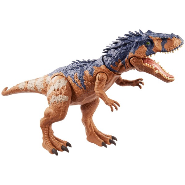 Jurassic World Massive Biters Siats Meekerorum Larger-Species Dinosaur Action Figure, Tail-Activated Strike & Chomp Action